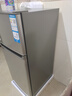 海尔（Haier）冰箱小型二门办公室迷你小冰箱节能直冷家用租房家电冷藏冷冻超薄双开门省电小型冰箱 118升、360°立体制冷、低温补偿 实拍图