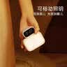 公牛（BULL）小夜灯时钟款婴儿喂奶灯卧室床头氛围照明充电无线遥控 3种色温 实拍图