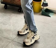 马克华菲男鞋老爹鞋男2026夏季新款复古防滑运动鞋休闲软底透气轻奢鞋子男 杏色2175 下单送鸭舌帽 42 (260mm) 标准运动鞋码 实拍图
