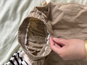 嘟嘟家宝宝裤子夏季儿童防蚊裤薄款男童工装裤女童童装衣服 卡其色 100 实拍图