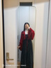 芷蘅间 喵唐录 2026新款汉服女春秋新中式国风连衣裙上班可以穿着的汉服 上衣一件 预售45天 M 实拍图
