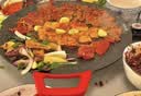 烤肉锅电烤盘烤肠机烤肉炉烧烤锅家用麦饭石少烟不粘插电铁板烧 40CM麦饭石烤肉盘8人以上 1层 送面包夹油刷 实拍图