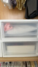 爱丽思（IRIS）【买3免1】爱丽思收纳箱整理箱塑料抽屉式收纳箱储物箱衣服收纳盒 28L BC-450S 白色 实拍图