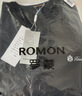 罗蒙（ROMON）短袖T恤男士2026夏季轻薄休闲透气冰丝打底衫上衣男装588藏青 3XL 实拍图