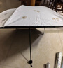 天堂伞 加大雨伞三折 晴雨两用商务伞经典格纹10骨大雨伞男女 藏青 实拍图