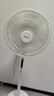 美的（Midea）【幸运草安睡1S】一级能效直流变频声控电风扇家用遥控卧室静音落地扇台式桌面抗菌大风力转页扇 实拍图
