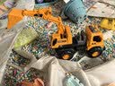 元族沙滩玩具翻斗车儿童大号大3卡车三岁男孩装土5货车工程小汽车玩具 【2只】大号翻斗车+大号挖掘机 实拍图
