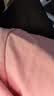 【大牌清仓】夏季纯棉男女休闲短袖T恤情侣潮流百搭ins圆领半袖 粉色 M 95-110斤 实拍图
