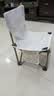户外装备高品质车载便携亲子户外折叠椅用于露营钓鱼写生 白色中号33（无收纳袋） 实拍图