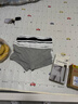 Calvin KleinCK 男士棉质平角内裤 3条套装 LV00NB4389 MP1黑/灰/白  L 实拍图