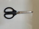 得力（deli）170mm办公生活家用剪刀 中号剪子手工剪纸刀 办公用品 黑色0603 实拍图