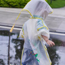 牧萌儿童雨衣男童女童防水全身雨披幼儿园小学生雨具 黄色小恐龙 2XL 实拍图