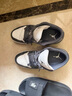 Jordan男休闲鞋乔丹 新款影子灰AJ1 JORDAN 1运动鞋553558-044灰白41 实拍图
