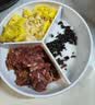 licheers分格蒸盘陶瓷三分格电饭锅圆形蒸盘婴儿宝宝辅食一锅出蒸碗 实拍图