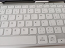 B.O.W航世 HD098C 超薄便携静音双模键盘78键 无线蓝牙妙控外接ipad电脑手机平板充电办公键盘 白色 实拍图