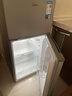 美的（Midea）112L两门小冰箱灰色双温小冰箱迷你家用宿舍租房灵活摆放节能低音深冷速冻 BCD-112CM 实拍图