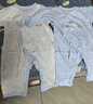 贝瑞加（Babyprints）婴儿连体衣2件装纯棉宝宝衣服新生儿柔软内衣透气爬服薄款 蓝59 实拍图