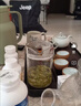 耐热玻璃公道杯茶漏一体茶具高档漏网月牙泡茶杯网红茶海茶水分离 绿方把月牙 500ml 1只 实拍图