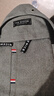 新款牛津布包潮流商务胸包男女单肩包帆布休闲背包防刮耐磨斜挎包 深灰色【简约时尚】 实拍图