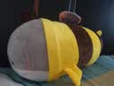 网红小鲨bee搞怪创意毛绒公仔抱枕生日情人节礼物 鲨鱼Bee 23厘米 实拍图