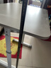 裕邻可移动书桌电脑桌办公桌学生家用卧室桌子升降工作台床边桌YLZ22 80*60cm白色-(手摇升降+万向轮) 实拍图