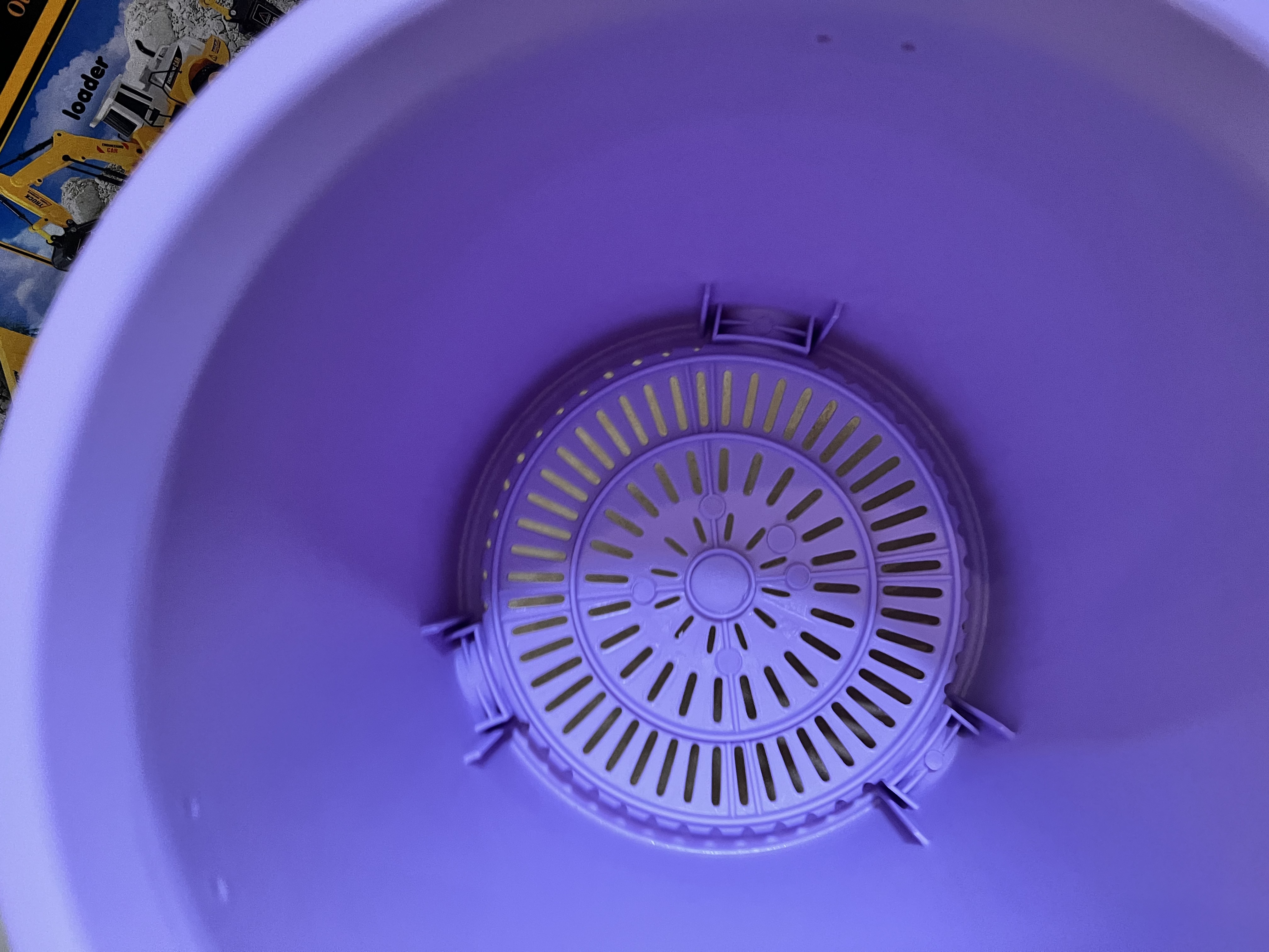 爱丽思（IRIS）Deepot花盆加厚树脂控根圆口绿萝绣球月季多肉发财树塑料加仑花盆 9号蓝色(口径约30cm)约12L 实拍图