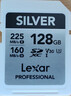 雷克沙（Lexar）128GB SD存储卡 U3 V30 佳能索尼富士尼康相机高速SD卡 读225MB/s 写160MB/s 4K超清录制 SD银卡 实拍图