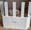 Tenda腾达路由器【千兆WiFi6+穿墙王】无线AX3000信号放大器信号增强家用云霄白立式 实拍图