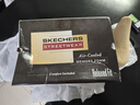 斯凯奇（Skechers）男鞋夏季一脚蹬透气网面休闲运动跑步鞋百搭轻便慢跑鞋 海军蓝色/橘色/210281-NVOR 39.5 实拍图