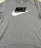 耐克(NIKE)男短袖T恤 纯棉 运动休闲 经典简约 AR5005-010 黑色L 实拍图