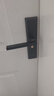 虎顿（HOTUN）室内门锁木门锁不锈钢门锁可调节木门锁房间门把手黑色KTS01-H 实拍图