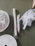 美的（Midea）【品质推荐】七叶轻音柔风电风扇/家用省电落地扇/台式电扇/广角摇头节能宿舍小型风扇 SAE35CA 实拍图