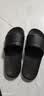 LURAD拖鞋男士夏季户外穿室内防滑洗澡居家浴室厚底防臭凉拖女黑 42-43 实拍图