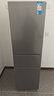 美的（Midea）220L三门冰箱灰色一级能效租房家用客厅宿舍小冰箱三开门低耗省电低音运行MR-231T【国家补贴】 实拍图