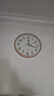 康巴丝（Compas）挂钟客厅静音简约客厅石英钟表挂墙时钟 c2855 金色 26cm直径 实拍图