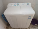 海尔（Haier）半自动双桶双缸洗衣机 12KG大容量  强力去污洗大件 一级能效家电国家补贴以旧换新 XPB120-81D2 实拍图