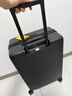 地平线8号（LEVEL8）行李箱密码拉杆箱男女托运大容量万向轮学生旅行者PC箱 24英寸黑 实拍图