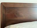 京东京造2026新款可可实木床FAS黑胡桃木主卧双人床1.8*2米小户型首选 实拍图
