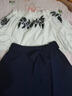 欧迪惠法式连衣裙女装2026年夏季新款小香风套装裙显瘦衣服裙子女中长款 蓝白 M 【建议98-110斤】 实拍图