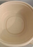 云蕾一次性碗圆形饭盒带盖打包盒汤饭加厚玉米淀粉餐具350ml*50只 实拍图