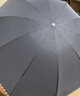 天堂伞 加大雨伞三折 晴雨两用商务伞经典格纹10骨大雨伞男女 藏青 实拍图