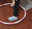 儿童呼啦圈3-6-10岁加厚海绵幼儿园小学生初学者小孩宝宝女孩表演 静谧色-蓝粉拼色【70cm】6-10岁 实拍图