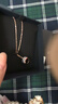 丹尼尔惠灵顿（DanielWellington）[520礼物马思纯同款]dw项链女绸缎白+玫瑰金锁骨链情侣款DW153 实拍图