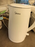 美的（Midea）电热水壶烧水壶1.7L304不锈钢0涂层双层隔热自动断电1500W养生冲奶泡茶 MK-SH17M130 实拍图
