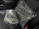 汽车头枕护颈枕车用靠枕座椅腰靠套装车内脖枕记忆棉护腰车载枕头 【双拼灰】回弹乳胶 舒享头枕+腰靠 实拍图