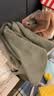 欧孕（OUYUN）婴儿外穿棉小披风秋冬宝宝婴幼儿防风衣保暖斗篷披肩连帽外套 松绿色【适合0-3岁】 均码【建议身高50-100cm】 晒单实拍图
