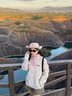 JEEP冲锋衣女新款三合一可拆卸户外防风防水超好看登山服冲锋衣裤外套 男女同款-浅卡其【三合一可拆卸 L（100-120斤） 实拍图
