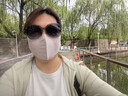 帕森（PARZIN）太阳镜女 复古大框时尚偏光太阳眼镜开车驾驶遮阳防晒墨镜520礼物 透紫框渐灰片【PZ9908】 实拍图