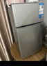 奥克斯小冰箱家用小型迷你冷藏冷冻两用出租房宿舍用节能省电寝室办公室电冰箱 【节能省电】176银色【高效保鲜 铜管速冷】56L 实拍图