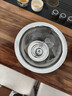 不锈钢油盆带盖家用厨房油缸商用猪油调料盆油鼓盆套装盆子调料盒 22cm加深鼓型油盆带盖子【一套】 实拍图